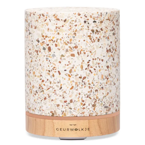 Living Green Geurwolkje Aroma Diffuser - Terrazzo Ovaal - 200 ml